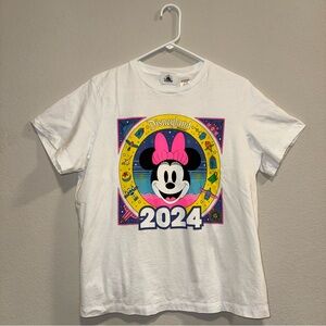 Disney Parks Minnie Mouse 2024 White, Medium